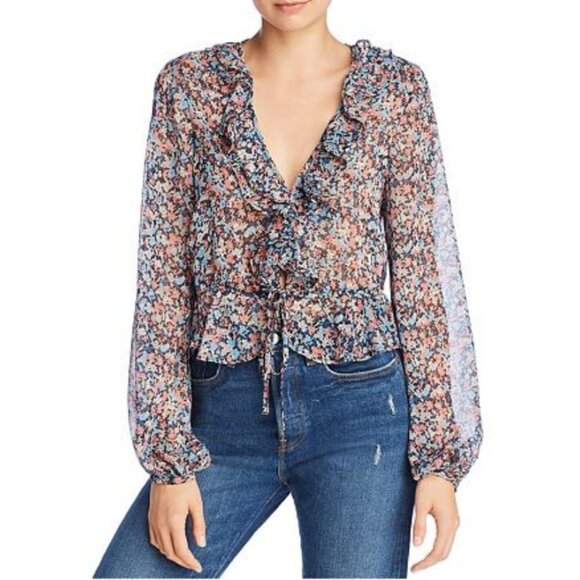💕THE EAST ORDER💕 Cece Top ~ Night Poppy Floral - Picture 8 of 13